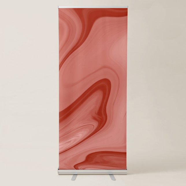 Marble pattern 15 retractable banner (Front)