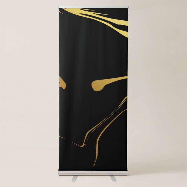 Marble pattern 6 retractable banner (Front)