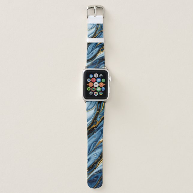 Marble Pattern Apple Watch Band (Front)