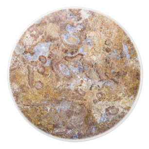 Marble pattern background ceramic knob