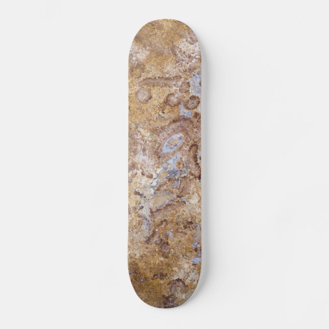 Marble pattern background skateboard deck (Front)
