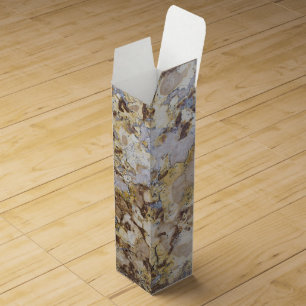 Marble pattern background wine box