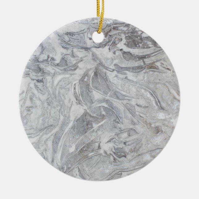 Marble pattern ceramic ornament (Front)