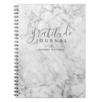 Marble Pattern Gratitude Journal - gray and white Marble Pattern Gratitude Journal - gray and white