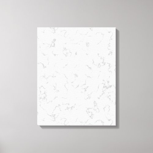Marble Pattern Gray White Marbled Stone Background Canvas Print