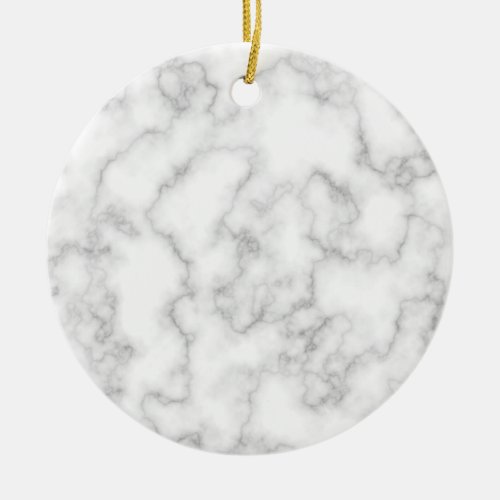 Marble Pattern Gray White Marbled Stone Background Ceramic Ornament
