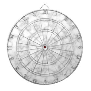 Marble Pattern Gray White Marbled Stone Background Dart Board