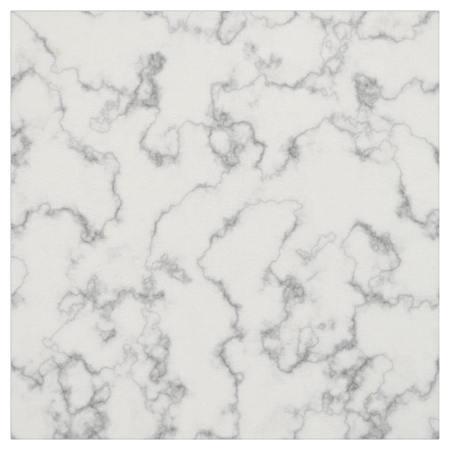 Marble Pattern Gray White Marbled Stone Background Fabric (Swatch)