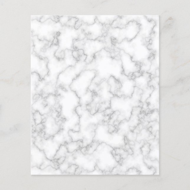 Marble Pattern Gray White Marbled Stone Background Flyer (Front)