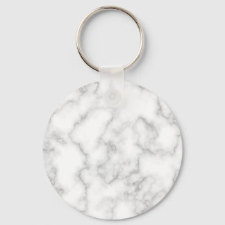 Marble Pattern Gray White Marbled Stone Background Keychain