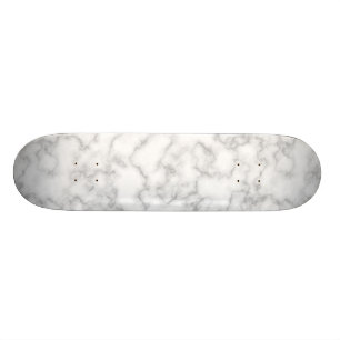 Marble Pattern Gray White Marbled Stone Background Skateboard