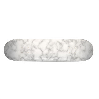 Marble Pattern Gray White Marbled Stone Background Skateboard