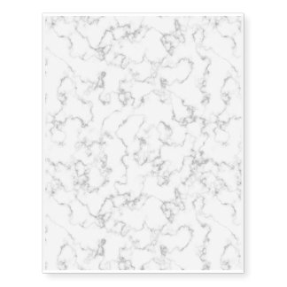 Marble Pattern Gray White Marbled Stone Background Temporary Tattoos