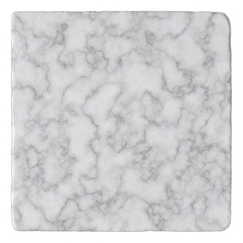 Marble Pattern Gray White Marbled Stone Background Trivet