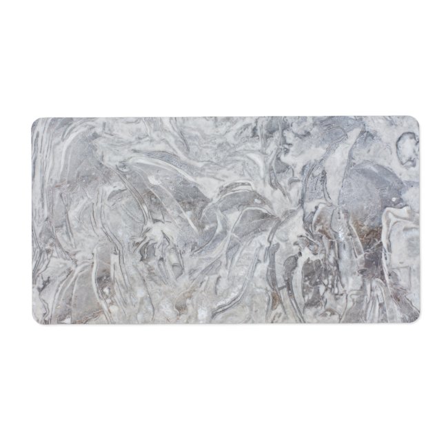 Marble pattern label (Front)