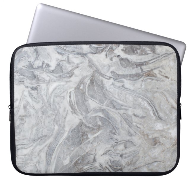 Marble pattern laptop sleeve (Front)