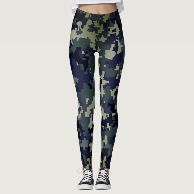 Marble pattern leggings (Front)