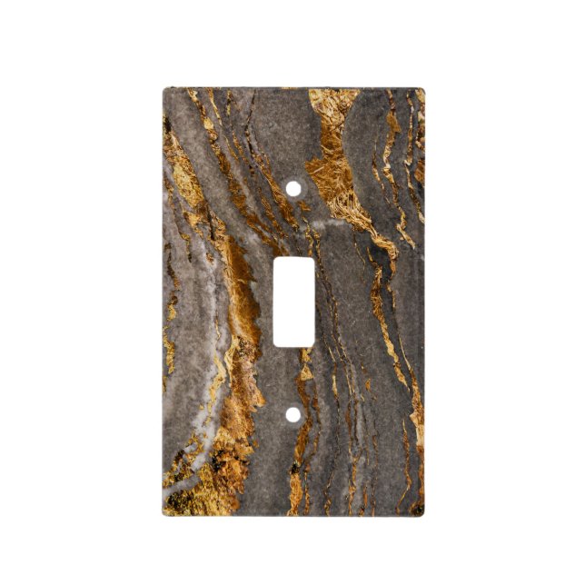 Marble Pattern Light Switch Cover (Front)