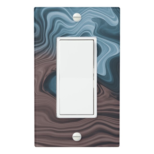 Marble Pattern Light Switch Cover (In Situ)