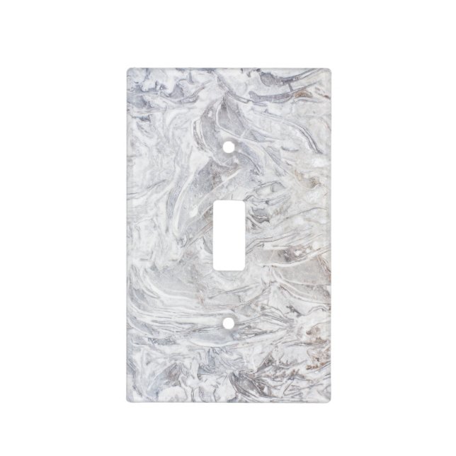 Marble pattern light switch cover (Front)