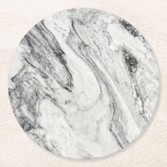 Marble Pattern Paper Coasters (Front)