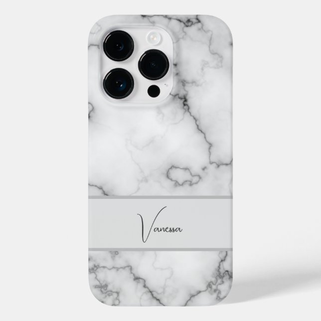 Marble Pattern Personalization Case-Mate iPhone Case (Back)