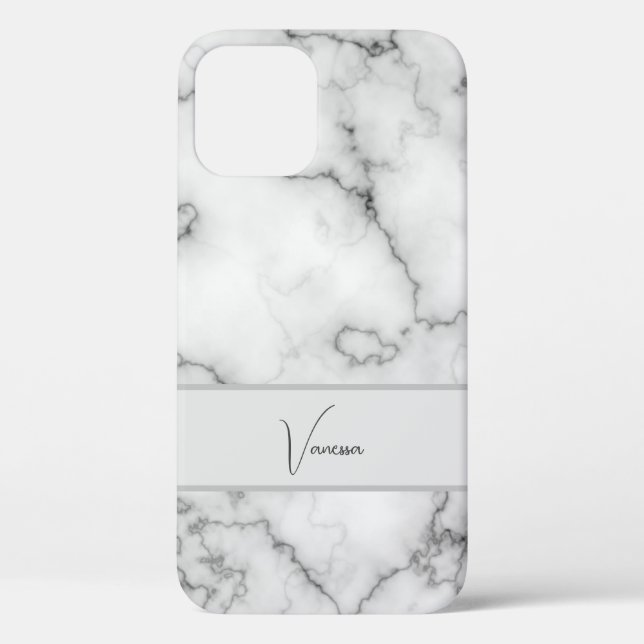 Marble Pattern Personalization Case-Mate iPhone Case (Back)