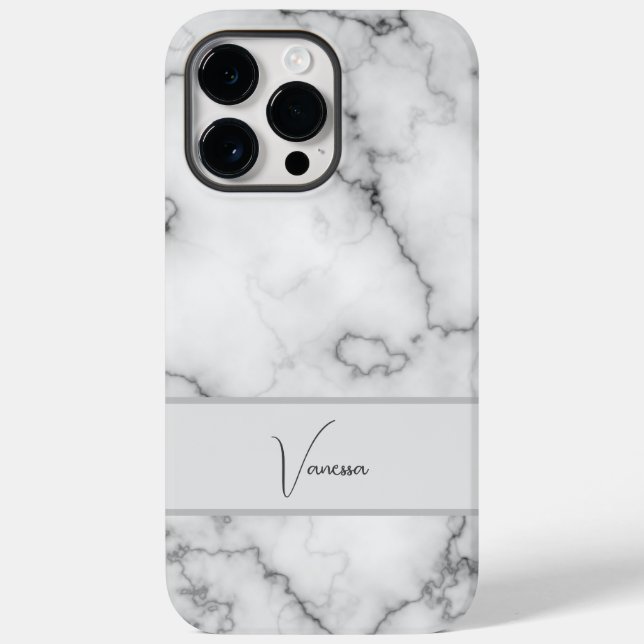 Marble Pattern Personalization Case-Mate iPhone Case (Back)