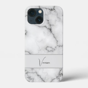 Marble Pattern Personalization iPhone 13 Mini Case