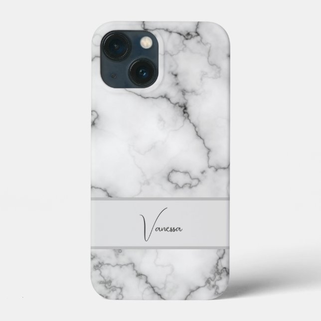 Marble Pattern Personalization Case-Mate iPhone Case (Back)