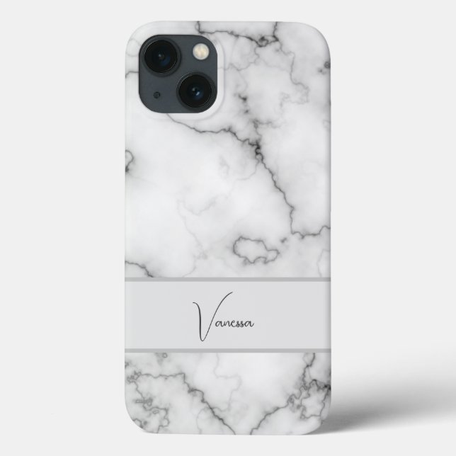 Marble Pattern Personalization Case-Mate iPhone Case (Back)