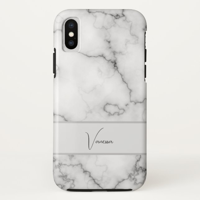 Marble Pattern Personalization Case-Mate iPhone Case (Back)