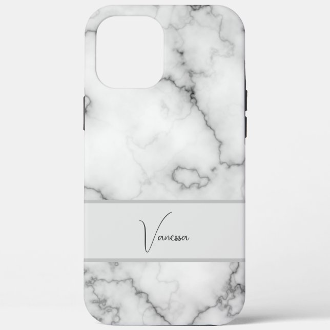 Marble Pattern Personalization Case-Mate iPhone Case (Back)