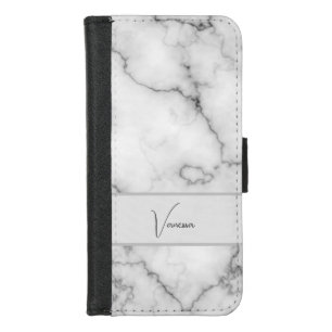 Marble Pattern Personalization iPhone 8/7 Wallet Case