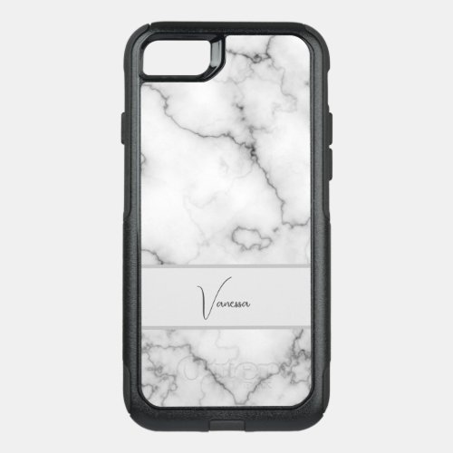 Marble Pattern Personalization OtterBox Commuter iPhone SE87 Case