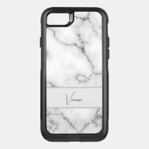 Marble Pattern Personalization OtterBox Commuter iPhone SE/8/7 Case
