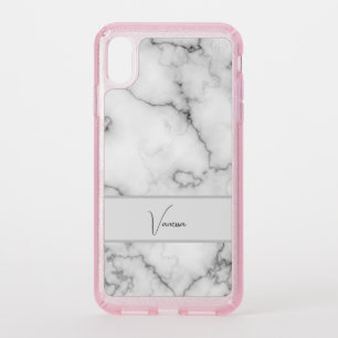 Marble Pattern Personalization Speck iPhone XS Max Case