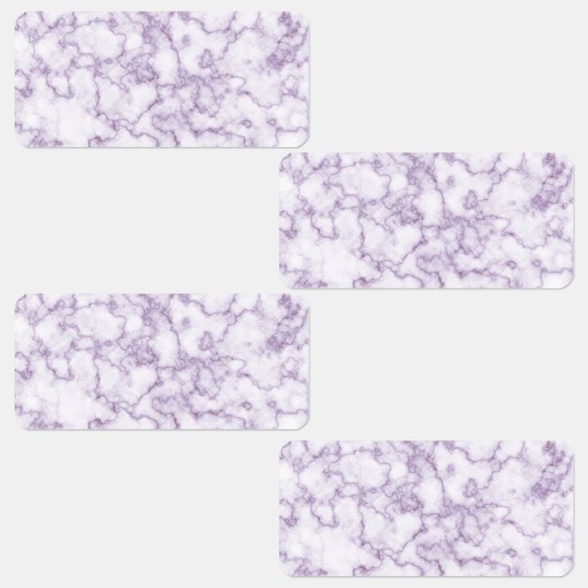 Marble Pattern Purple Labels (Group)