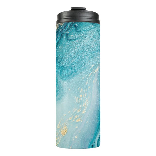 Marble Pattern Reusable Drinking Bottle (Front)