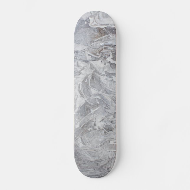Marble pattern skateboard deck (Front)