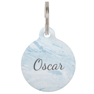 Marble Pattern Style 28 Pet Name Tag