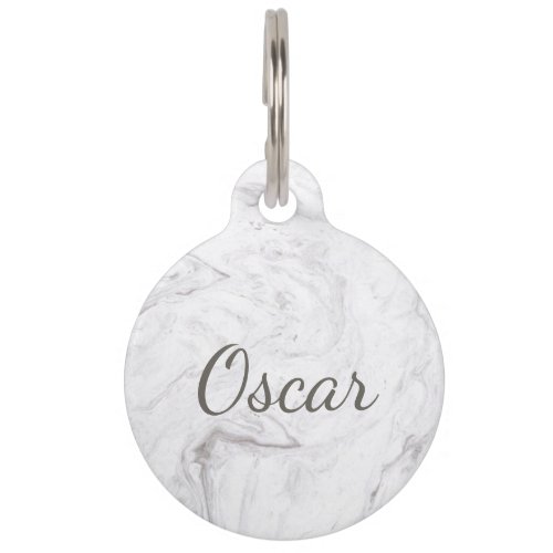 Marble Pattern Style 8 Pet Tag