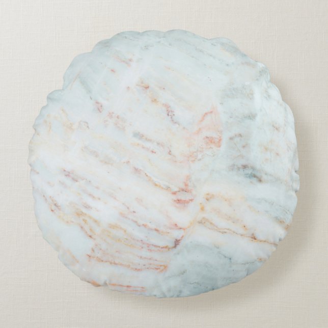 Marble pattern texture natural background. Interio Round Pillow (Front)