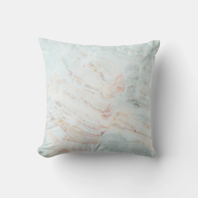 Marble pattern texture natural background. Interio Throw Pillow (Front)