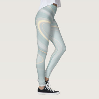 Marble Patterned Leggings 