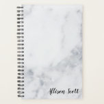 Marble Personalized Yearly Planner at Zazzle