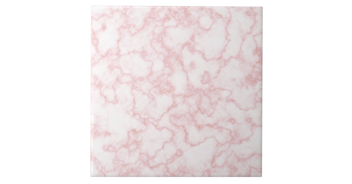 marble pink ceramic tile Zazzle
