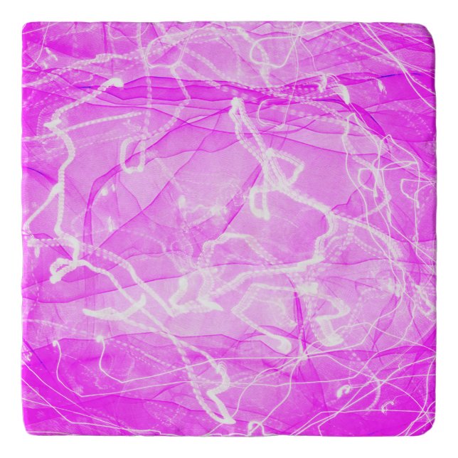 Marble Pink Digital Paper-21643 Trivet (Front)