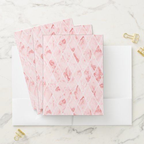 marble pocket folder