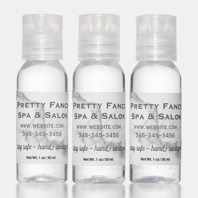 Marble Promotional Business Hand Sanitizer (Set)